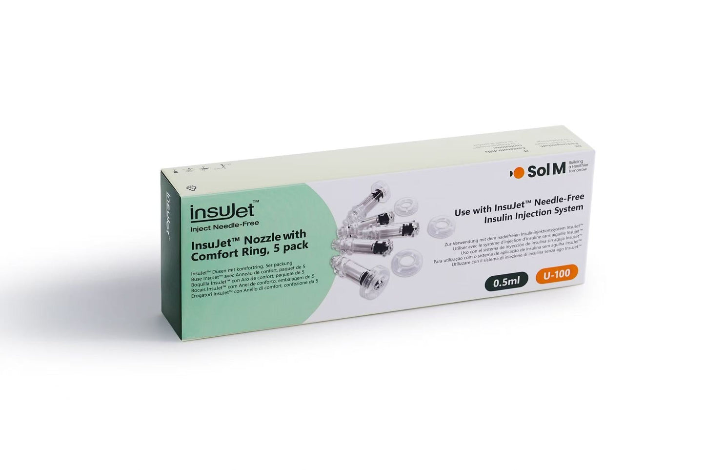 Opakowanie dysz z nakładką <br> Comfort Ring